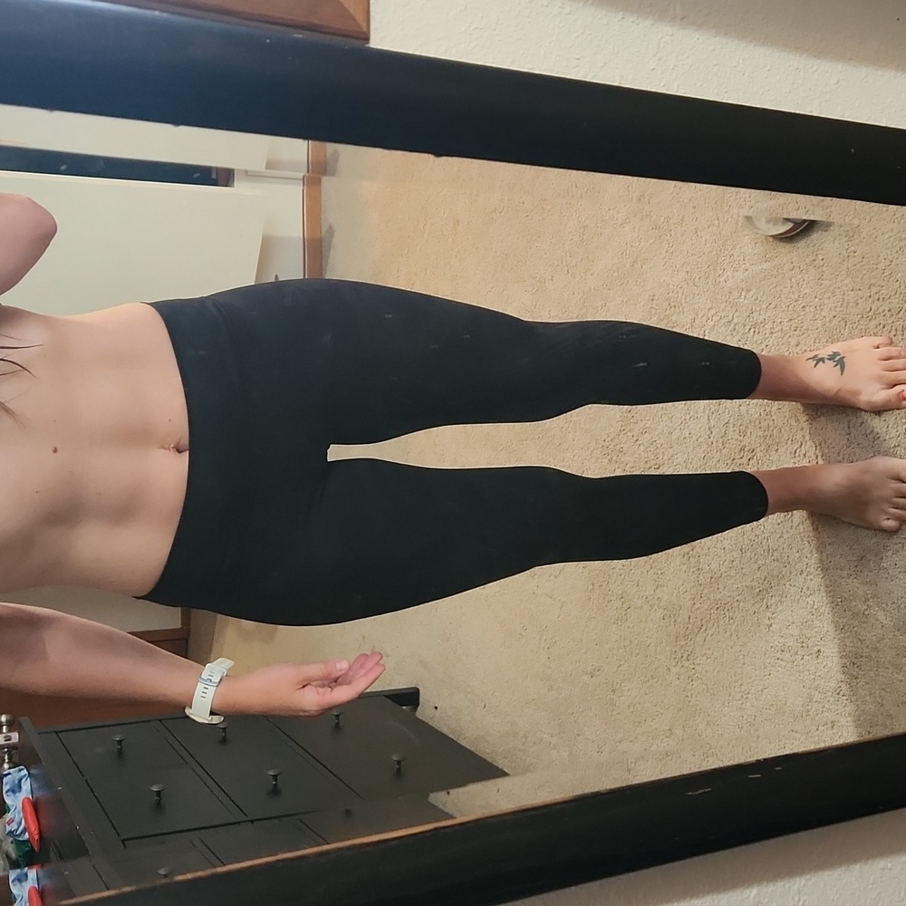 Fleo camo leggings large